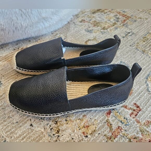 Michael Kors Owen Pebbled Leather Espadrilles sz 10.5. Never worn - Picture 4 of 6